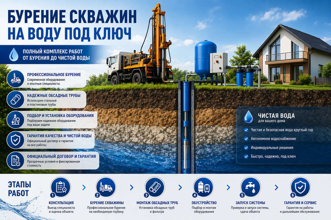 Скважины на песок в Курске и Курской области: особенности и преимущества